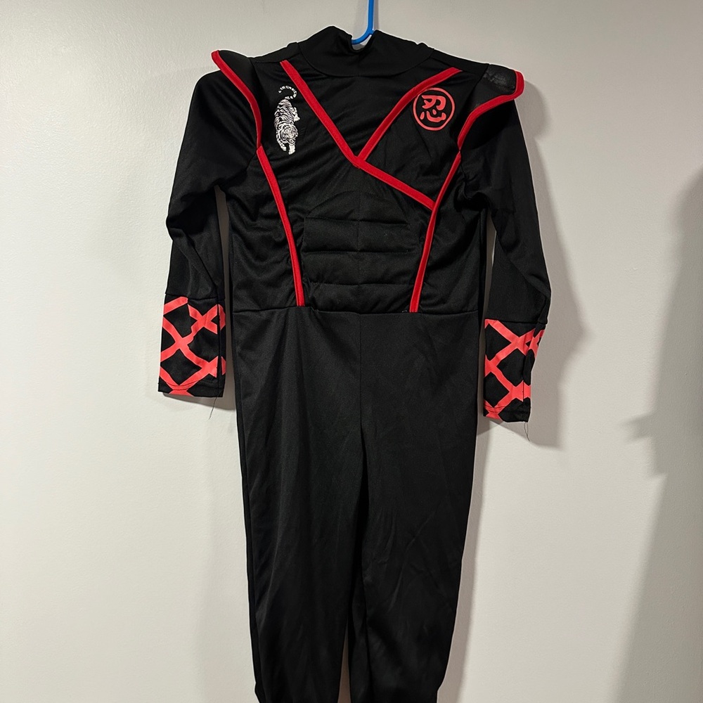 Black and Red Ninja Costume
